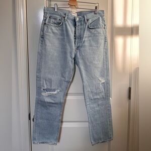 Agolde High Rise Riley Cropped Jeans
